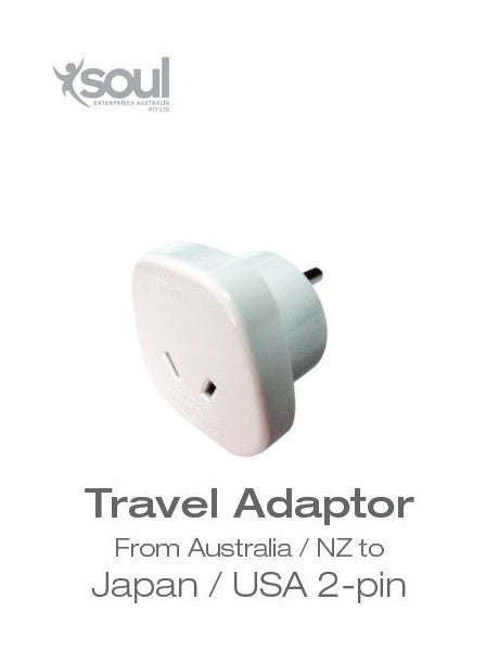 Travel Adaptor- From Australia/ NZ to Japan/ USA 2-Pin