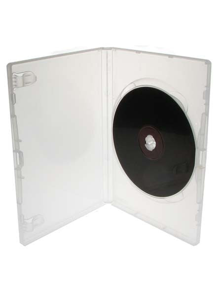 Clear DVD Case- Single Disc  ( Carton of 100) DVDC14SClear