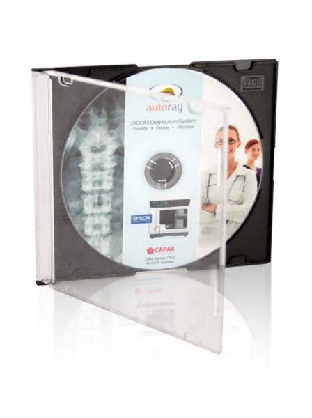Slimline CD Jewel case with Black Base ( carton of 200)